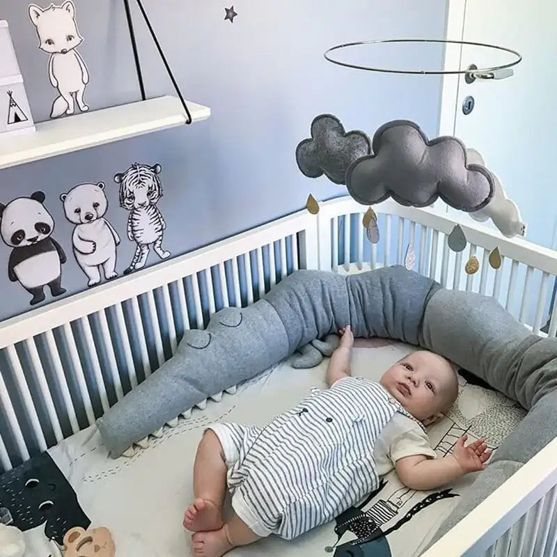 Cozy Cartoon Crib Guard