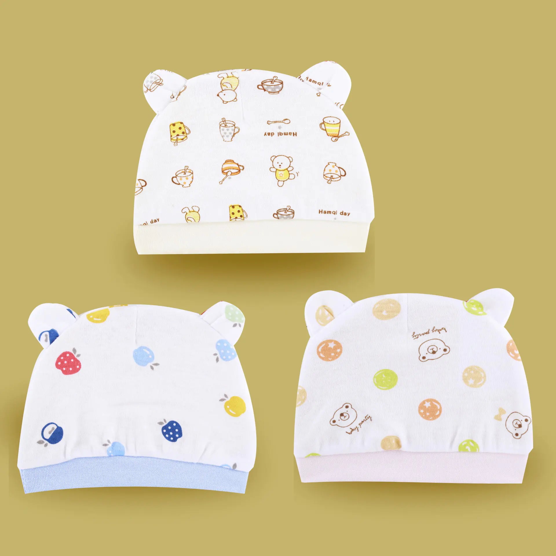 Cozy Cotton Baby Hats